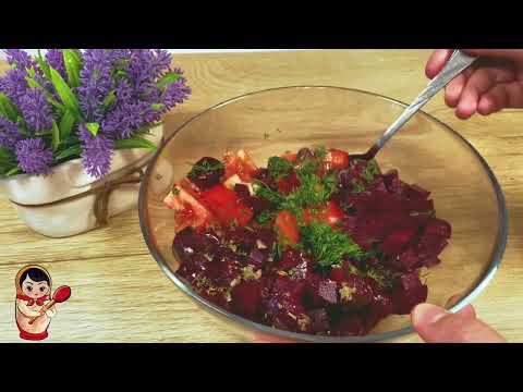 Вкусный? полезный салат из свеклы без майонеза!