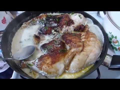 НЕВЕРОЯТНО ВКУСНАЯ КУРОЧКА В СМЕТАНЕ/РЕЦЕПТ ОТ БАБУШКИ  ПО ЕВРЕЙСКИ