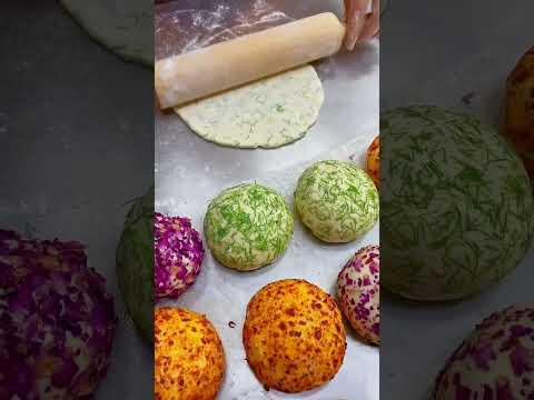 Flower meat pie #cooking #delicious #satisfyingvideo