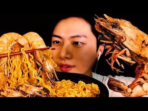 [약빤먹방]블랙킹타이거 새우 라면먹방ASMR 