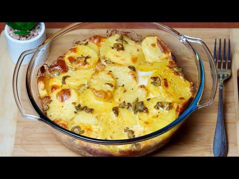 Картошка и Яйца! Самый Простой и Вкусный Рецепт картошки в духовке! Быстрый Ужин! Хоть на праздник!