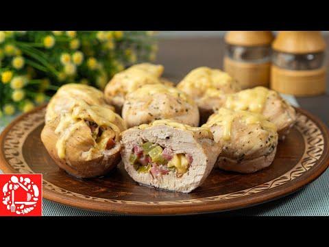 Мясные КЕКСЫ с начинкой! Шикарный ужин для всей семьи