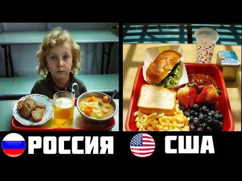 Вы Точно УДИВИТЕСЬ! Чем Кормят в Школах Разных Стран Мира!?