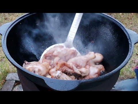 Куриное мясо в  казане самое вкусное блюдо из курицы ✌