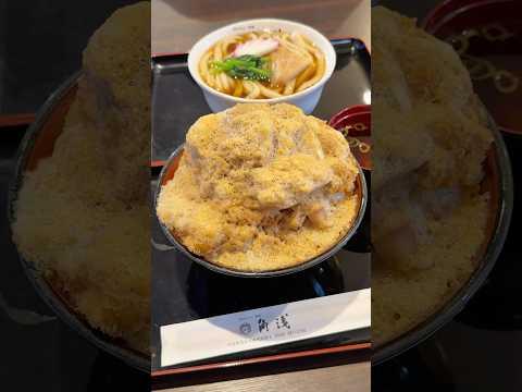 しゅわしゅわ卵の不思議エスプーマかつ丼