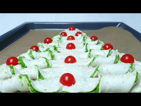 Никогда бы не подумал, что это ТАК вкусно! Всего лишь ТЕСТО + ШПИНАТ + СЫР! Очень вкусный пирог!