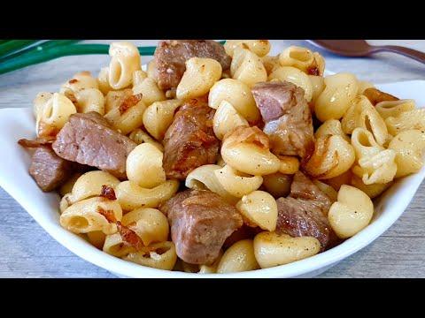 Как просто и вкусно приготовить Макароны с Мясом.