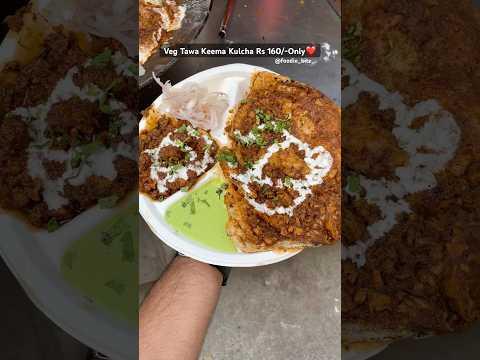 Veg Tawa Kulcha Keema Making