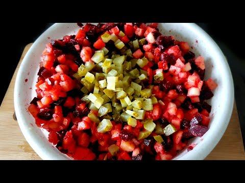 Винегрет рецепт. Вкусный салат чистит печень