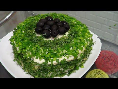 Мясной закусочный торт