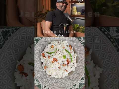 Jaggu Dada Favorite White Poha Recipe ! #jackieshroffrecipe  #shorts #ashortaday