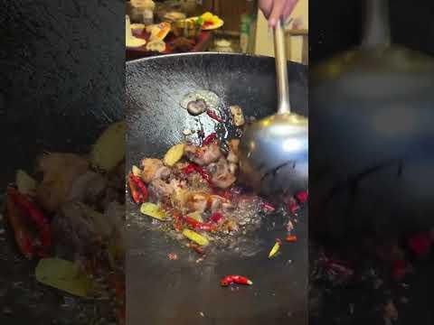 干豆角焖鸡做好了，不知道你们喜欢不#food #shorts