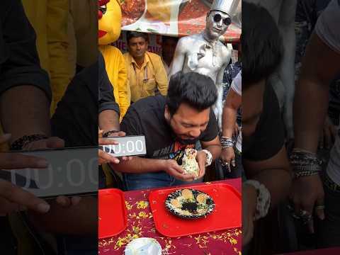 Record of eating BIGGEST PANI PURI