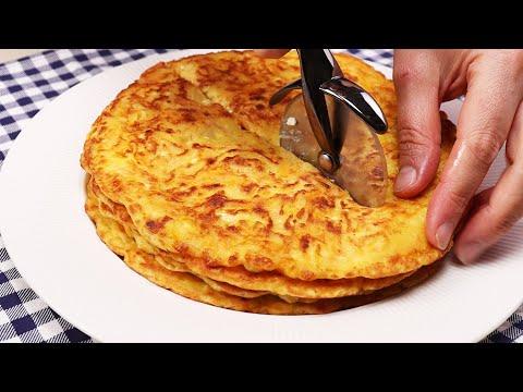 Завтрак как десерт! Возьмите ТВОРОГ и ТЫКВУ! Слишком просто и вкусно!  Ленивая плацинда!