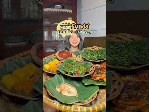 Resto sunda di kampung halaman #kuliner #foodiesbandung #kulinerbandung