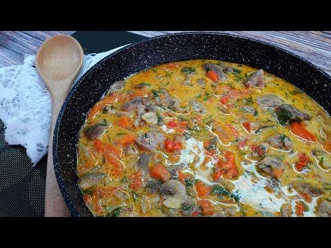 Свинина Быстро и Вкусно. Мясо с Овощами на Сковороде