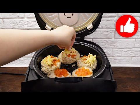 Когда блюдо вкуснее котлет! Быстрый вкусный ужин за минуты! Котлеты с начинкой, гречка в мультиварке