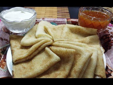 Тонкие и очень вкусные блинчики